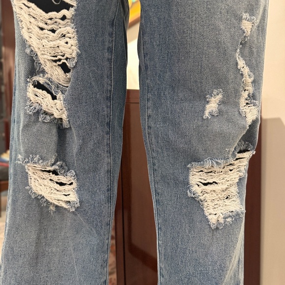 Guess Blue Straight Leg Jeans - Picture 2 of 5